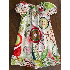 Le Za Me. Girls Merry Mums Holiday Dress.